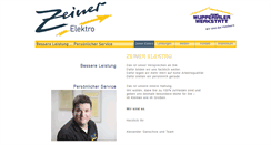 Desktop Screenshot of elektro-zeiner.de